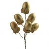 BAUHAUS Dekoelement Eicheln Mit Draht Gold Gold, Kunststoff, 6 Stk.