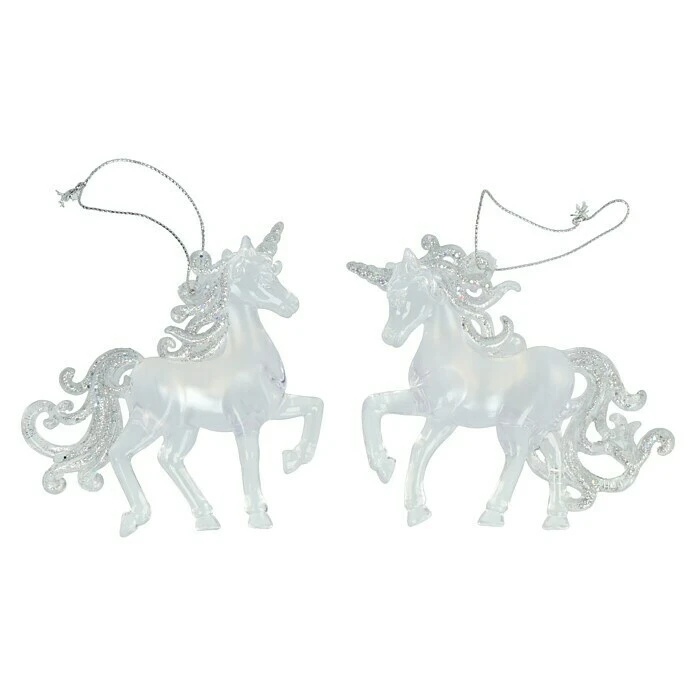BAUHAUS Christbaumschmuck Einhorn Silber, Kunststoff, 1 Stk. 3 BAUHAUS Christbaumschmuck Einhorn Silber, Kunststoff, 1 Stk.