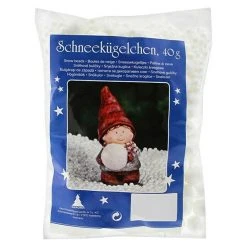 BAUHAUS Dekoelement Styroporbällchen Weiß, Polystyrol