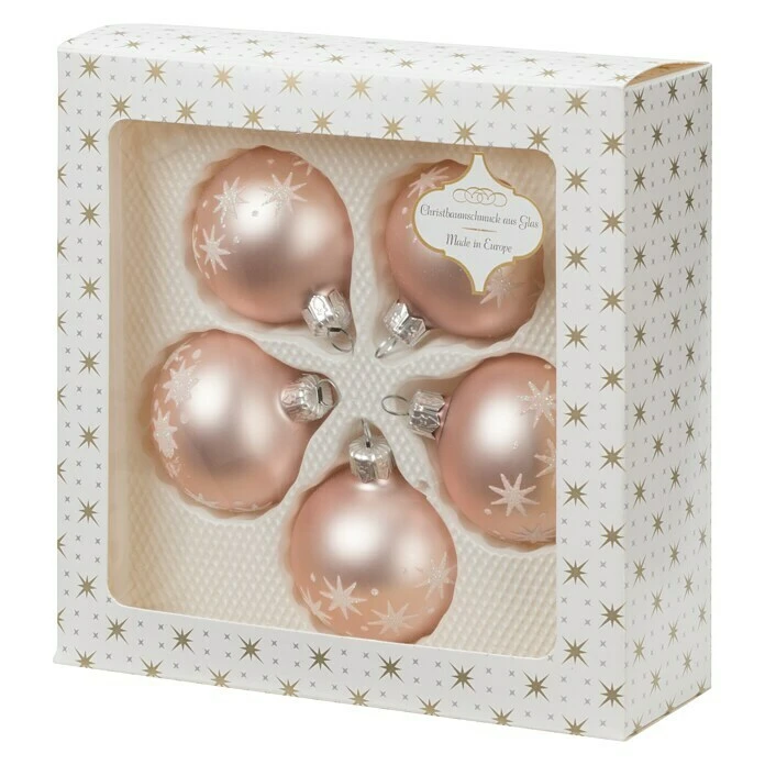 BAUHAUS Christbaumkugel Rosa, Glas, Durchmesser: 6 Cm 3 BAUHAUS Christbaumkugel Rosa, Glas, Durchmesser: 6 Cm