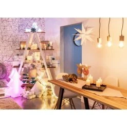 BAUHAUS Dekoblüten Weihnachtsstern Durchmesser: 18 Cm, Kunststoff, Blau -Jalousien Verkäufe 12 1791