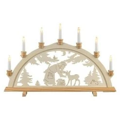 BAUHAUS LED-Weihnachtsleuchte Wildfütterung L X B X H: 4 X 58 X 37 Cm, Lichtfarbe: Warmweiß