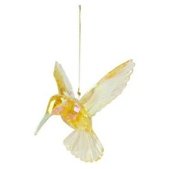 BAUHAUS Kurt Adler Christbaumschmuck Kolibri 2 Gold, Kunststoff