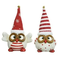 BAUHAUS Dekofigur Eule Mit Mütze Höhe: 21 Cm, 1 Stk.