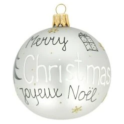 BAUHAUS Christbaumschmuck Merry Christmas Grau, Glas, Rund, 1 Stk. 9 BAUHAUS Christbaumschmuck Merry Christmas Grau, Glas, Rund, 1 Stk. -Jalousien Verkäufe 12 1879