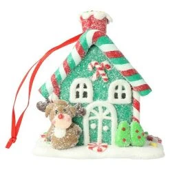 BAUHAUS Kurt Adler Christbaumschmuck Lebkuchenhaus Kunststoff, 1 Stk. -Jalousien Verkäufe 12 1890