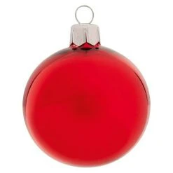 BAUHAUS Weihnachtskugeln Set Mit Spitze 8 Stk., Durchmesser: 6 Cm, Glas, Rot -Jalousien Verkäufe 12 1934