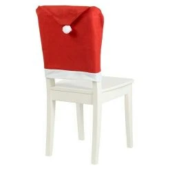 BAUHAUS Stuhlhusse Weihnachtsmütze Rot, Weihnachtsdekoration