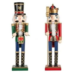 BAUHAUS Dekofigur Nussknacker Höhe: 38 Cm, Holz -Jalousien Verkäufe 12 1966