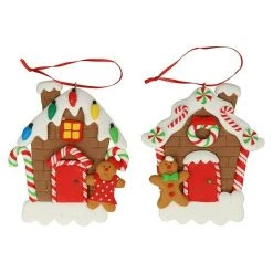 BAUHAUS Kurt Adler Christbaumschmuck Lebkuchenhaus Braun, Kunststoff, 1 Stk.