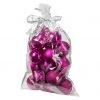 BAUHAUS Christbaumkugel-Mix Im Geschenkbeutel Pink, Durchmesser: 6 Cm, 20 Stk.