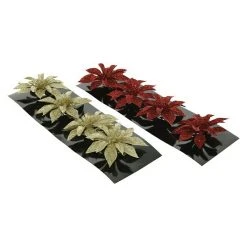 BAUHAUS Kunstblume Weihnachtsstern 4 Stk., Durchmesser: 8 Cm -Jalousien Verkäufe 12 2068