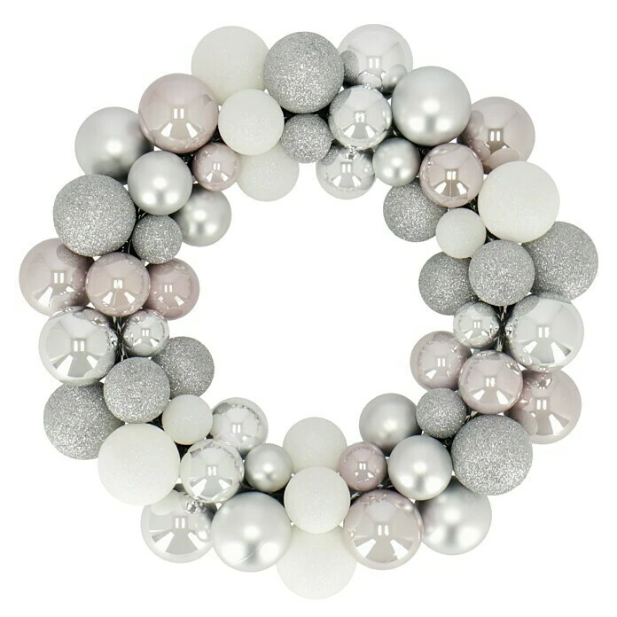 BAUHAUS Dekokranz Kunststoff, Rund, 1 Stk., Durchmesser: 34 Cm 3 BAUHAUS Dekokranz Kunststoff, Rund, 1 Stk., Durchmesser: 34 Cm