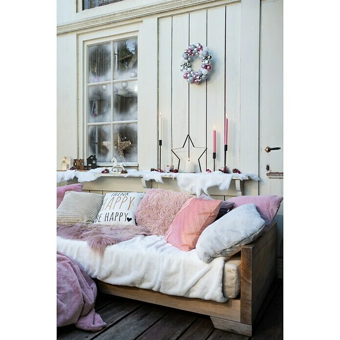 BAUHAUS Dekokranz Kunststoff, Rund, 1 Stk., Durchmesser: 34 Cm 4 BAUHAUS Dekokranz Kunststoff, Rund, 1 Stk., Durchmesser: 34 Cm – Bild 2