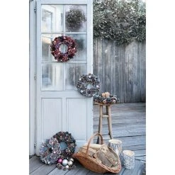 BAUHAUS Dekokranz Mit Tannenzapfen Durchmesser: 40 Cm, Beere -Jalousien Verkäufe 12 278