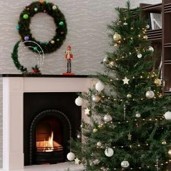 BAUHAUS Christbaumkugel Just White, Glas, Durchmesser: 8 Cm -Jalousien Verkäufe 12 349