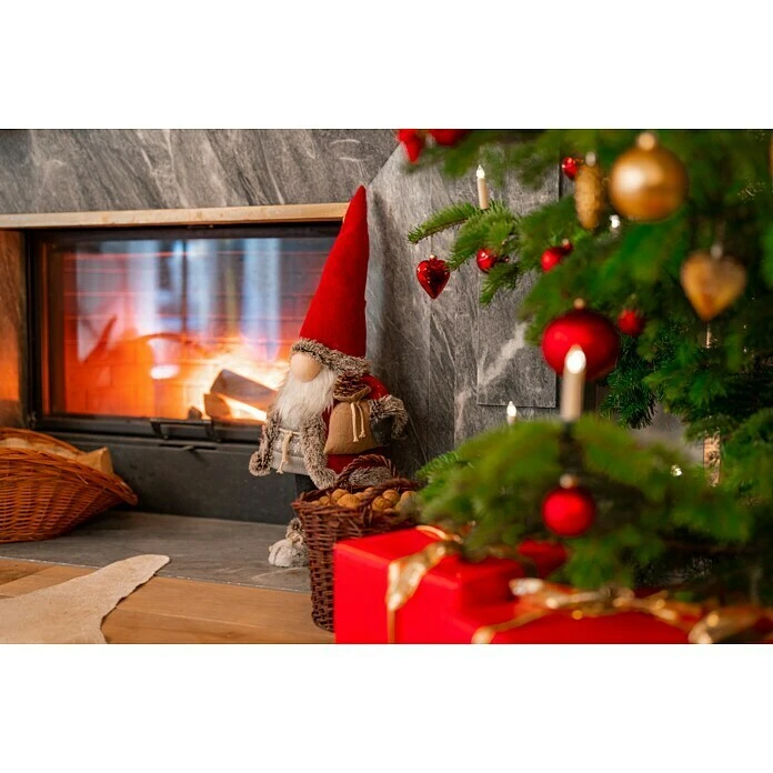 BAUHAUS Weihnachtsmann Wichtel 78 Cm, Rot 6 BAUHAUS Weihnachtsmann Wichtel 78 Cm, Rot – Bild 4