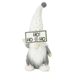 BAUHAUS Dekofigur L X B X H: 17 X 15 X 47 Cm, Grau, Textil