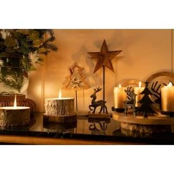 BAUHAUS Dekofigur Höhe: 19 Cm, Natur/Silber -Jalousien Verkäufe 12 457