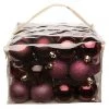 BAUHAUS Christbaumkugel-Mix Bordeaux, Kunststoff, Durchmesser: 6 Cm, 48 Stk. -Jalousien Verkäufe 12 489