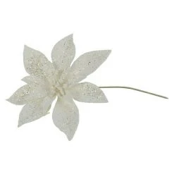 BAUHAUS Dekoblüten Glitter Weiß, Kunststoff, Blume -Jalousien Verkäufe 12 496