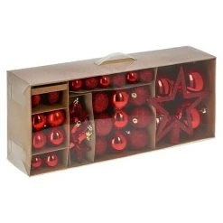 BAUHAUS Christbaumkugel-Mix Rot, Kunststoff -Jalousien Verkäufe 12 503