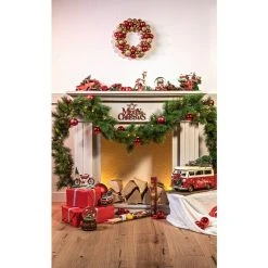 BAUHAUS Dekofigur Weihnachtsroller Metall, Rot -Jalousien Verkäufe 12 508