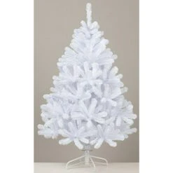 BAUHAUS Künstlicher Weihnachtsbaum Canmore Weiß Höhe: 185 Cm, Weiß