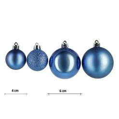 BAUHAUS Weihnachtskugeln 50 Stk., Blau, Kunststoff -Jalousien Verkäufe 12 529