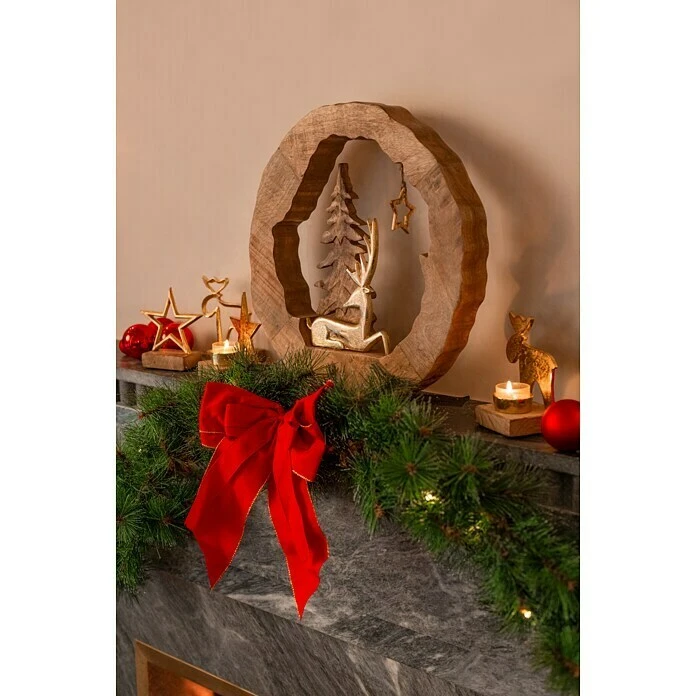 BAUHAUS Dekoelement Silhouette X-Mas Höhe: 38 Cm, Holz 4 BAUHAUS Dekoelement Silhouette X-Mas Höhe: 38 Cm, Holz – Bild 2