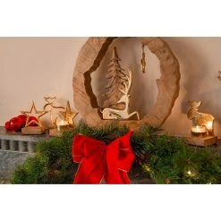 BAUHAUS Dekoelement Silhouette X-Mas Höhe: 38 Cm, Holz 10 BAUHAUS Dekoelement Silhouette X-Mas Höhe: 38 Cm, Holz -Jalousien Verkäufe 12 536