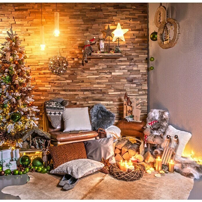 BAUHAUS Dekoelement Silhouette X-Mas Höhe: 38 Cm, Holz 8 BAUHAUS Dekoelement Silhouette X-Mas Höhe: 38 Cm, Holz – Bild 6