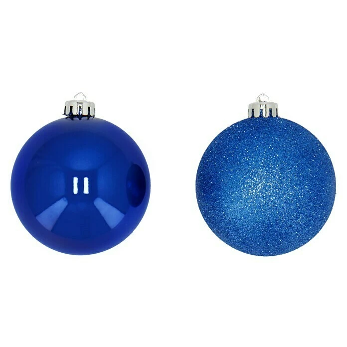 BAUHAUS Christbaumkugel Blau, Kunststoff, Rund, 6 Stk. 4 BAUHAUS Christbaumkugel Blau, Kunststoff, Rund, 6 Stk. – Bild 2