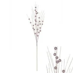 BAUHAUS Dekozweige Mit Perlen Rosa, Höhe: 78 Cm
