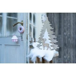 BAUHAUS LED-Weihnachtsleuchte Holzsilhouette Baum Mit Rentier Gold, 25,5 X 5 X 35 Cm -Jalousien Verkäufe 12 566