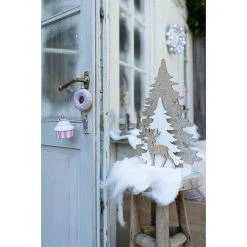 BAUHAUS LED-Weihnachtsleuchte Holzsilhouette Baum Mit Rentier Gold, 25,5 X 5 X 35 Cm -Jalousien Verkäufe 12 567