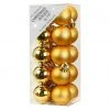 BAUHAUS Christbaumkugel-Mix Gold, Kunststoff, Durchmesser: 3 Cm, 20 Stk. -Jalousien Verkäufe 12 588