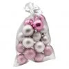 BAUHAUS Christbaumkugel-Mix Im Geschenkbeutel Rosa, Kunststoff, Durchmesser: 6 Cm, 20 Stk. -Jalousien Verkäufe 12 604