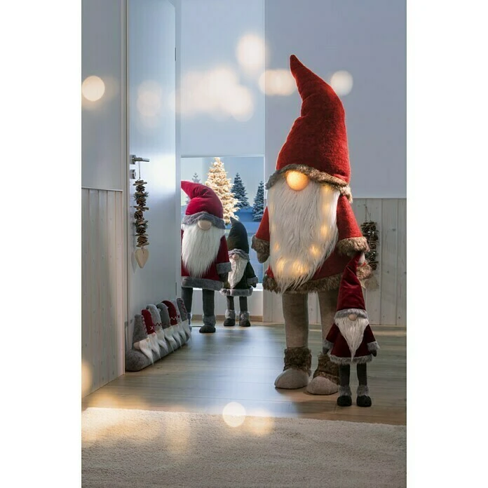 BAUHAUS Weihnachtsmann Wichtel Grün, Samt, 86 Cm 5 BAUHAUS Weihnachtsmann Wichtel Grün, Samt, 86 Cm – Bild 3