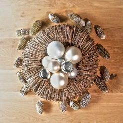 BAUHAUS Dekoelement Zapfen Gold, Länge: 16 Cm, Glitzernd -Jalousien Verkäufe 12 625