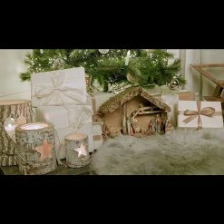 BAUHAUS Christbaumschmuck Hirsch Mit Fell Braun, Kunststoff, Rund -Jalousien Verkäufe 12 633