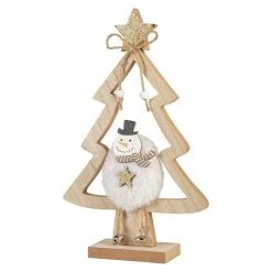 BAUHAUS Dekofigur Tannenbaum Mit Schneemann B X H: 17 X 27,5 Cm -Jalousien Verkäufe 12 640