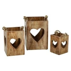 BAUHAUS Windlicht Herz 11 X 11 X 15 Cm, Natur -Jalousien Verkäufe 12 664