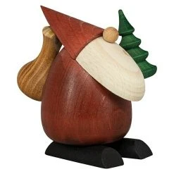 BAUHAUS Räuchermännchen Weihnachtsmann Mit Baum Höhe: 11 Cm, Stehend