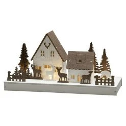 BAUHAUS Konstsmide LED-Dekoleuchte Waldhäuser L X B X H: 11 X 28 X 14 Cm, Anzahl LED: 6 Stk., Lichtfarbe: Warmweiß