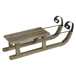 BAUHAUS Dekofigur Schlitten Braun, MDF, 38,5 Cm -Jalousien Verkäufe 12 780