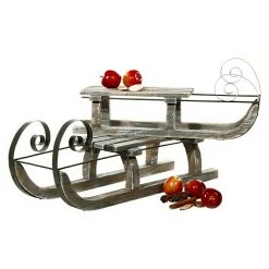 BAUHAUS Dekofigur Schlitten Braun, MDF, 38,5 Cm -Jalousien Verkäufe 12 781