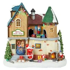 BAUHAUS Markslöjd Weihnachtsdorf Mehrfarbig, 117 X 25 X 24,5 Cm, Timer, LED