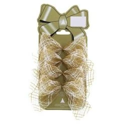 BAUHAUS Christbaumschmuck Natur, Kunststoff, 4 Stk.