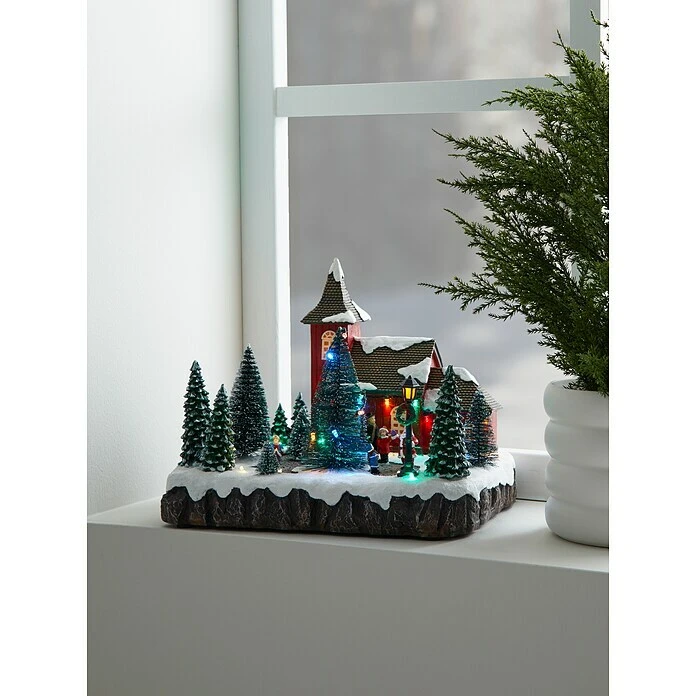 BAUHAUS Markslöjd Weihnachtsdorf Schwedenplatz Mehrfarbig, Timer, LED 3 BAUHAUS Markslöjd Weihnachtsdorf Schwedenplatz Mehrfarbig, Timer, LED